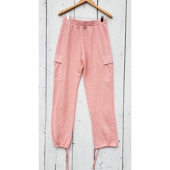 WILDFOX Women's Light Pink Nikki Cargo Sweatpants Size Medium NEW - Picture 4 of 6